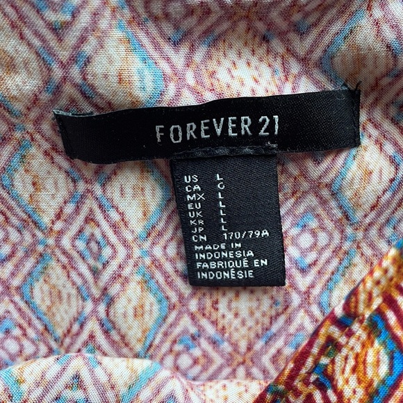 Forever 21 Patterned Romper - Picture 4 of 4